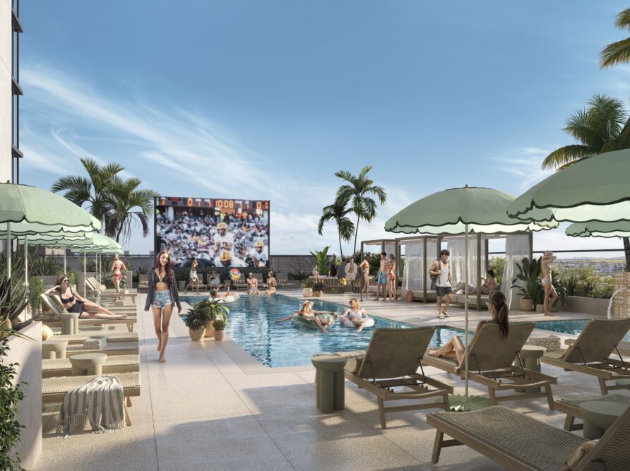 Rambler Tempe rooftop pool