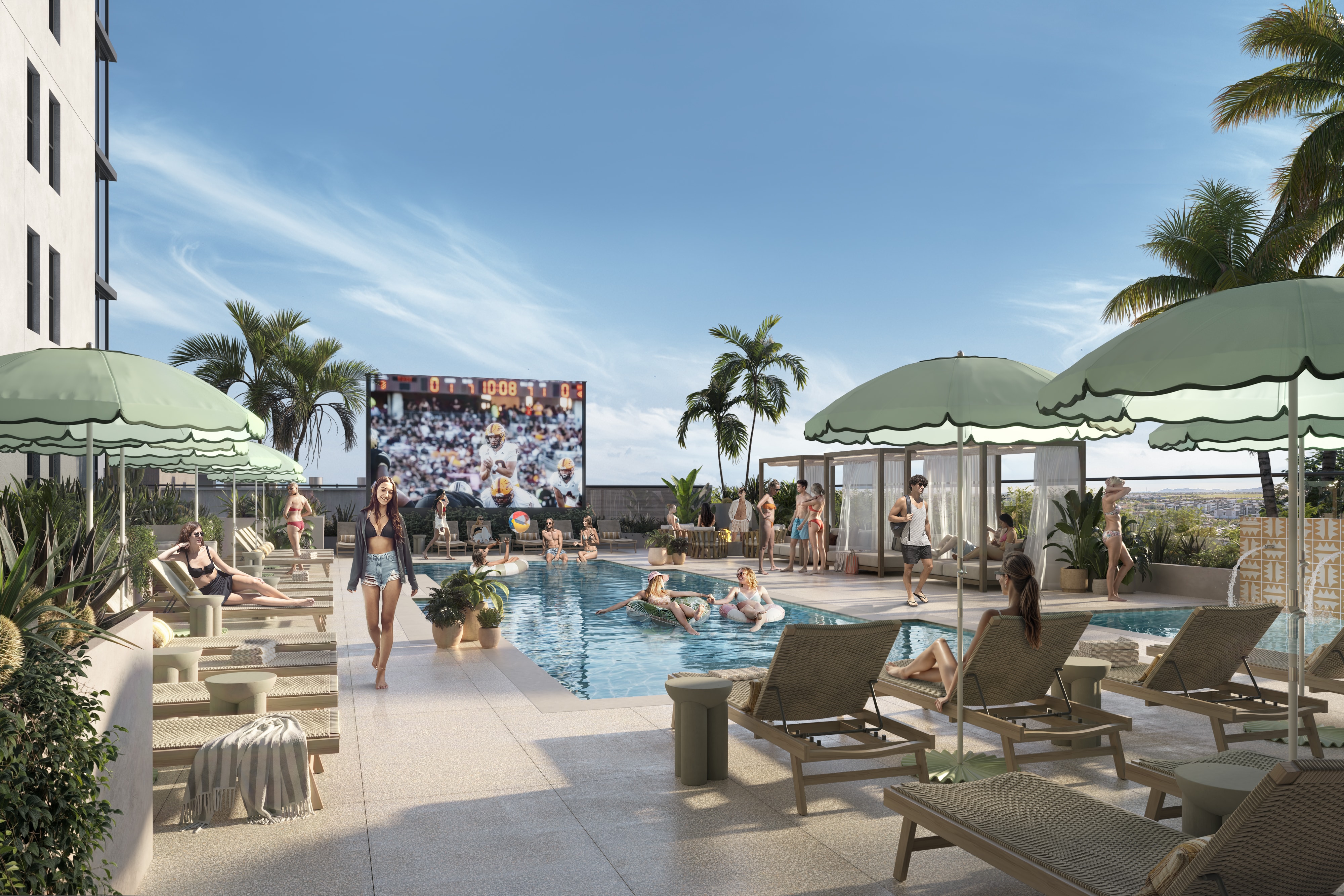 Rambler Tempe rooftop pool