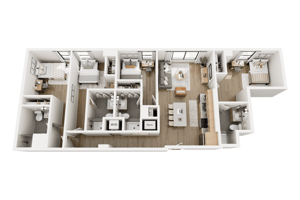 The Santa Fe – ID:1119381 Floorplan Image