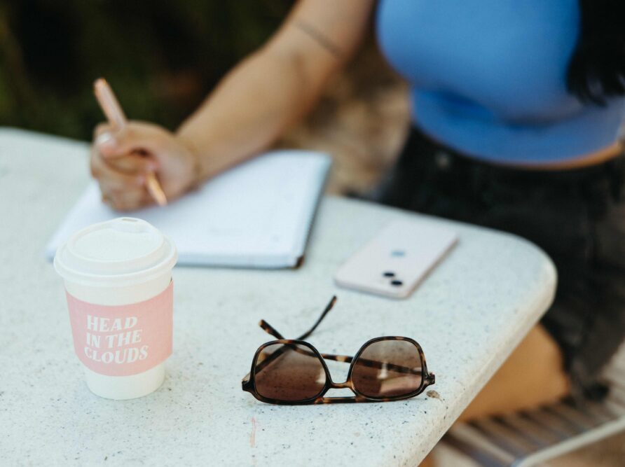 Girl writing notes at ASU
