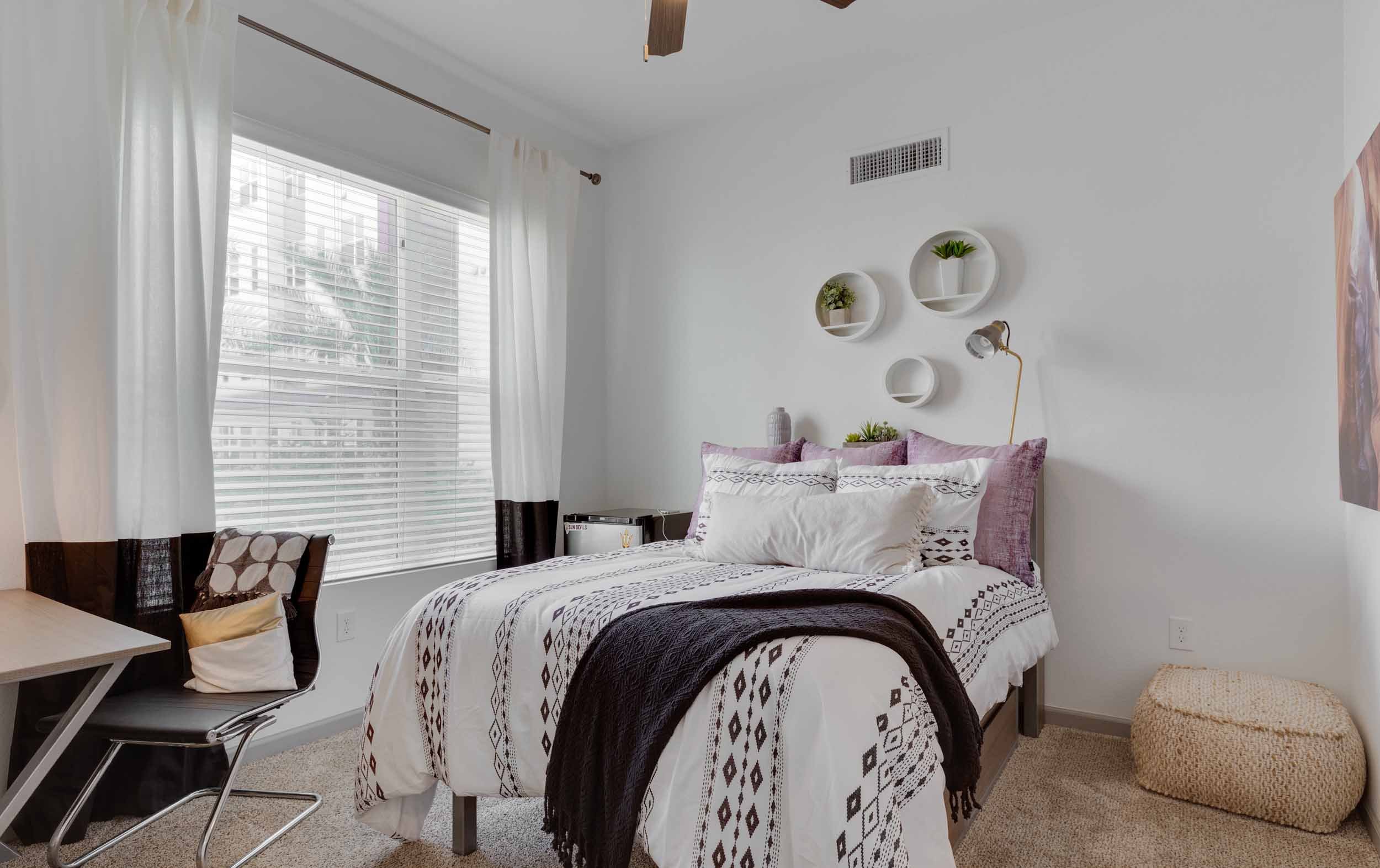 Nine20 apartment bedroom