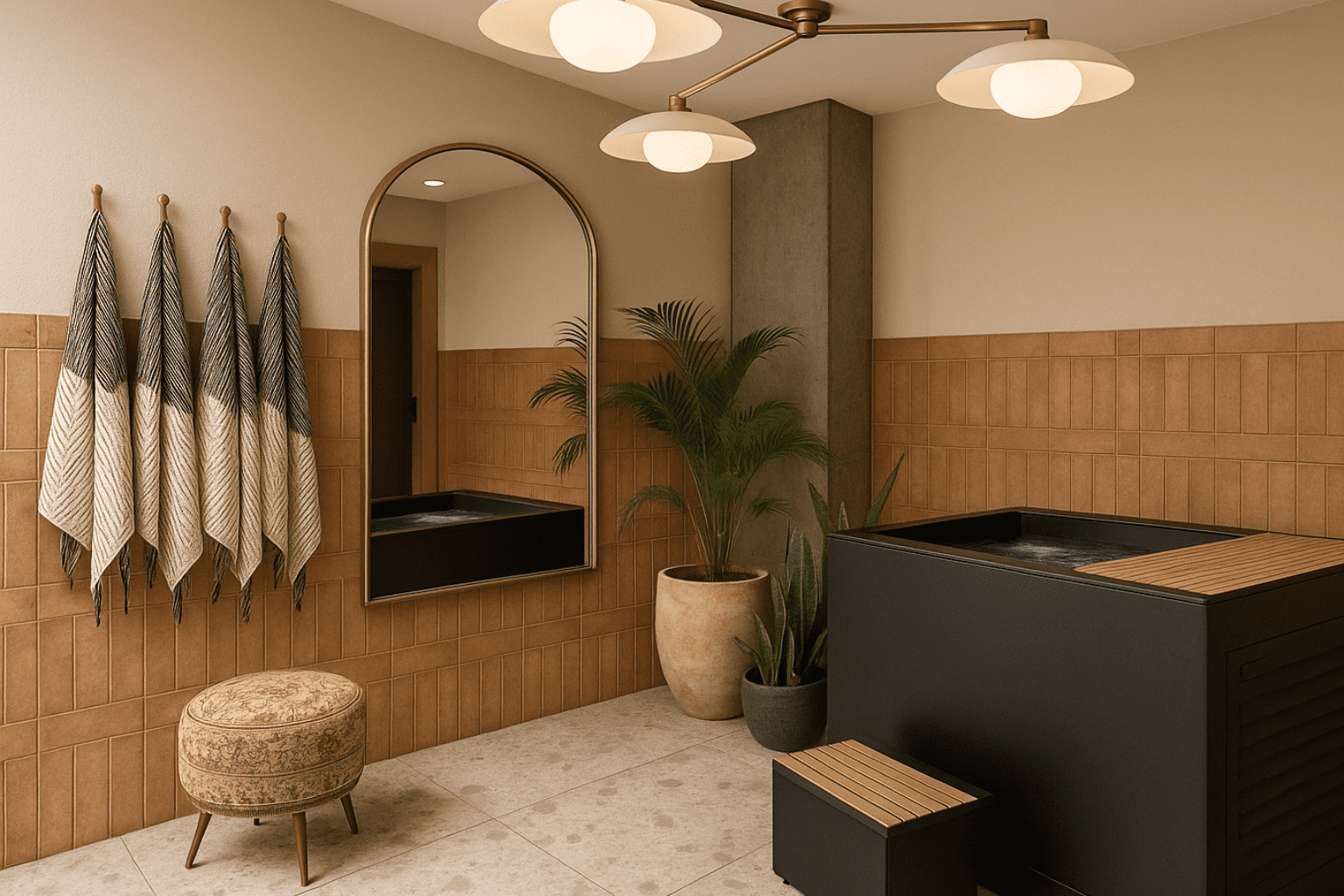 Rendering of Rambler Tempe cold plunge tub