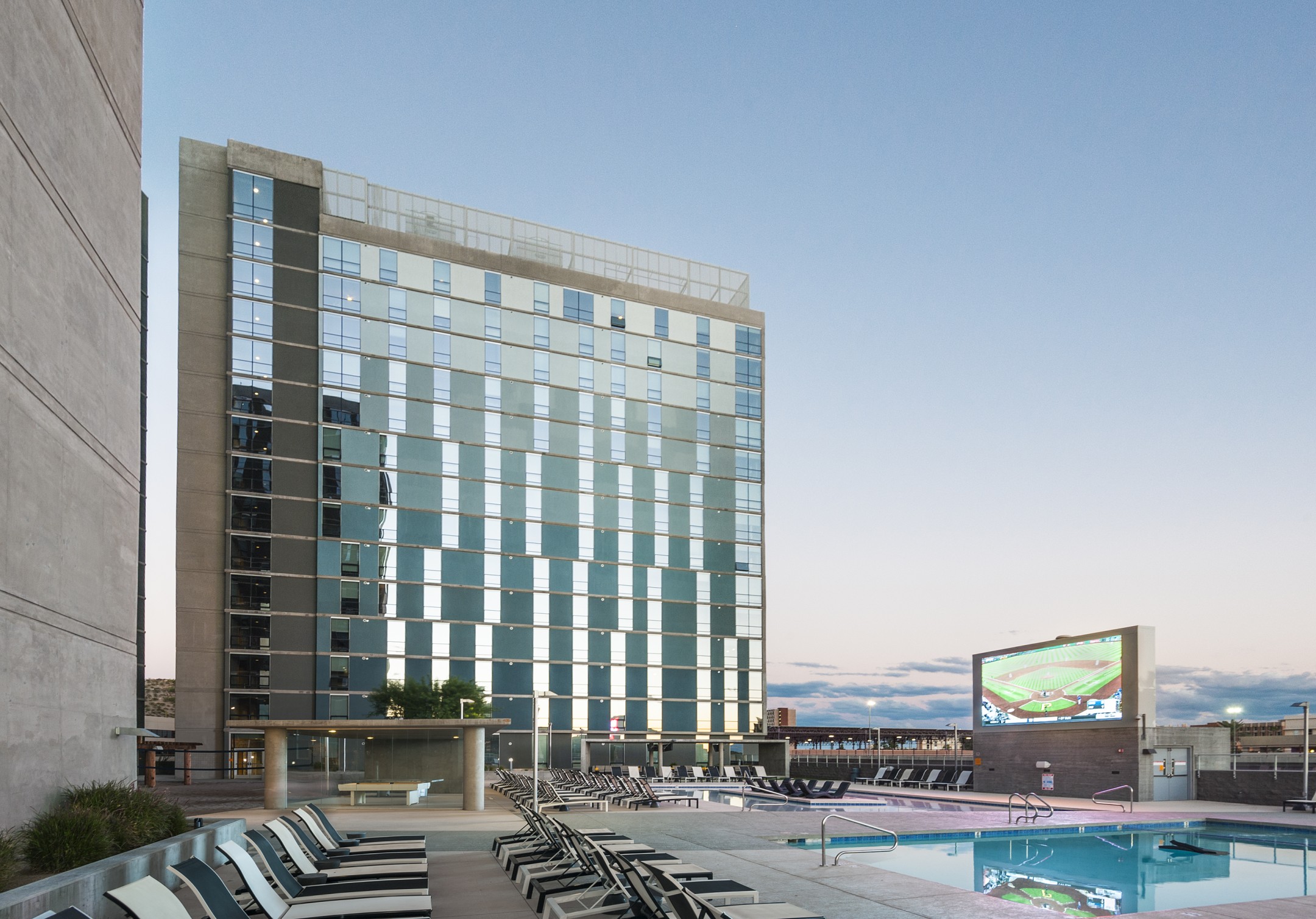 University House pool deck