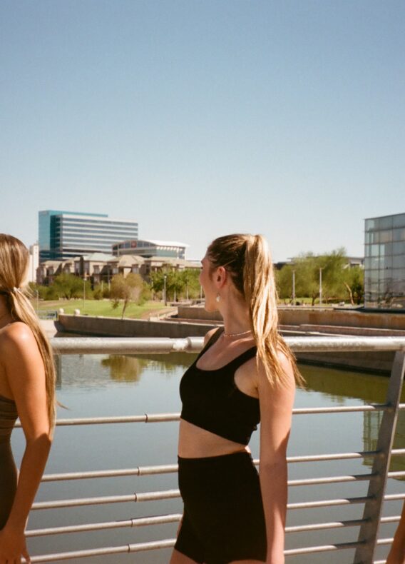 ASU students taking a walk around Tempe Town Lake