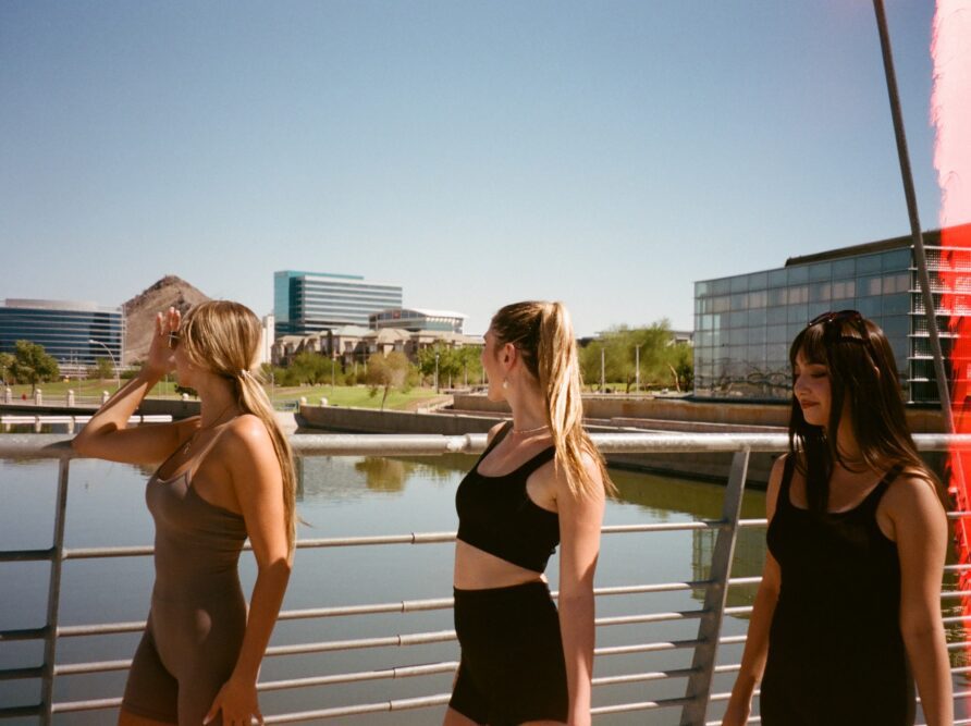 ASU students taking a walk around Tempe Town Lake