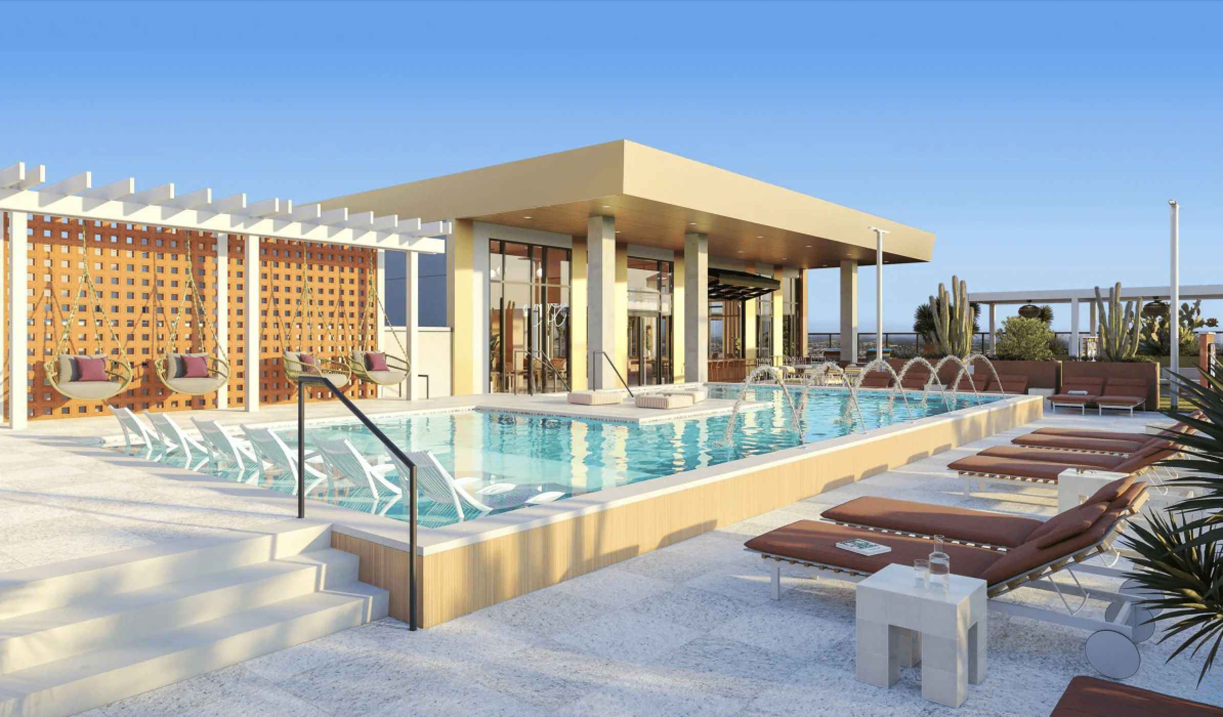 Verve Tempe Pool deck rooftop