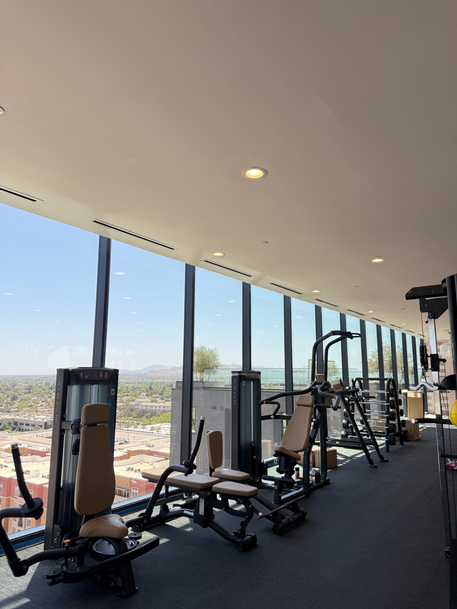 Rambler's comprehensive fitness center is now fully equipped with strength machines.