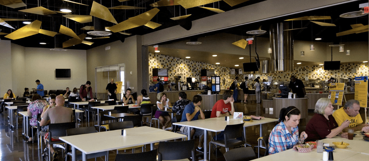 Dining hall at ASU.
